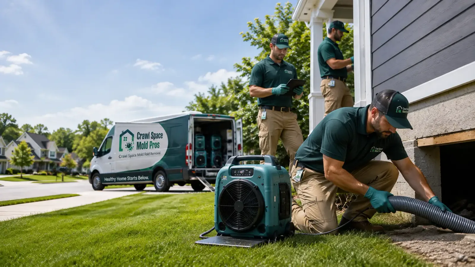 Crawl Space Mold Removal in Flagtown, NJ